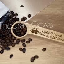 Wooden Coffee Scoop and Bag Clip