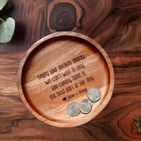 Wooden Valet Tray for Dad